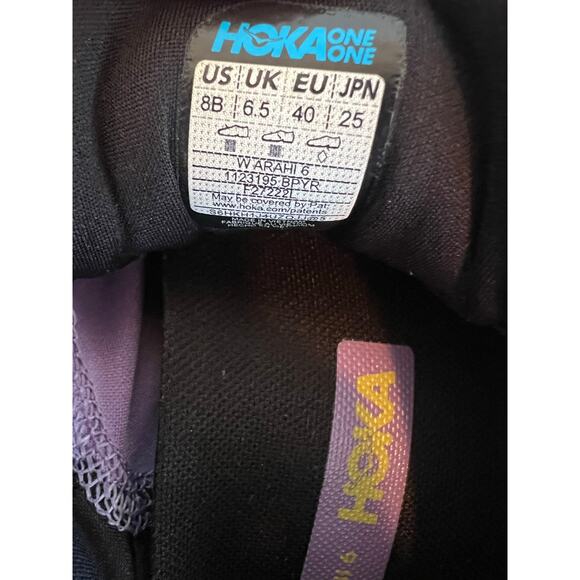 HOKA ARAHI 6 EVERYDAY STABILITY WALKING RUNNING  1123195-BPYR SHOES WOMENS S 
8B - Picture 5 of 11